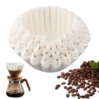Kaffeefilterpapier, 200 Stück, 80/200 mm, Einweg