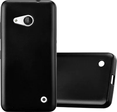 Produktbild von Cadorabo Schutzhülle für Nokia Lumia 550 Hülle in Schwarz Handyhülle TPU Silikon Etui Cover Case