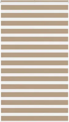 Produktbild von Doppelrollo Sandbraun 130x200 cm Stoffbreite 125,9 cm Polyester