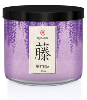Zdjęcie produktu dla Świeca zapachowa Kringle Candle ZEN Wisteria, 411g
