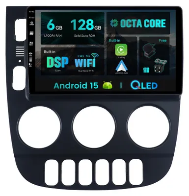 Obrázek produktu pro 6G+128G - Autorádio s Androidem 15 pro Mercedes-Benz W163 (1997-2005) - Bezdrátové CarPlay/Android Auto, 9 palců