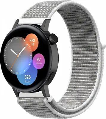 Produktbild von Strap-it Huawei Watch GT 3 42 mm Nylonarmband (Muschel)