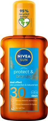 Produktbild von Nivea Protect & Bronze SPF30 Spray Bräunungsöl
