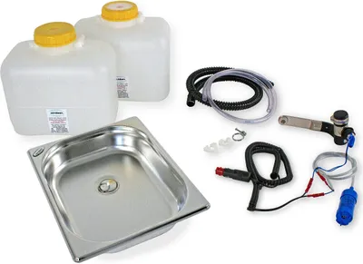 Immagine prodotto di kit lavello da campeggio 12V lavello Ford Transit VW Caddy T3 T4 T5