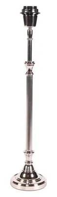Produktbild von Tischlampenfuß, 51 cm hoch - Silberfarben - Aluminium
