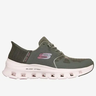Produktbild von Skechers 150420 OLV GLIDE STEP PRO, Sneaker in Grün für Damen, Größe 41