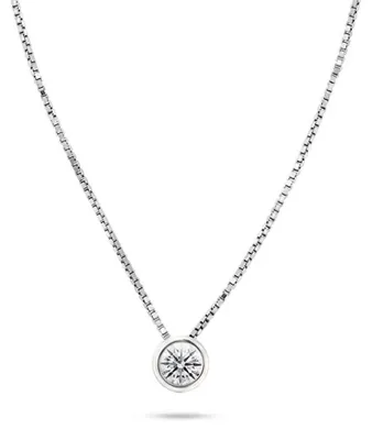 Immagine prodotto di Collana senza tempo in argento con zircone NCL75W