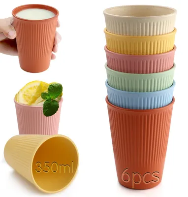 Immagine prodotto di Solidchoice - Bicchieri di plastica riutilizzabili, 350 ml, senza BPA