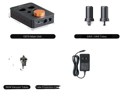 Obrázok produktu pre Zosilňovač pre slúchadlá, lampové zosilnenie, užívateľsky prívetivý dizajn, K7