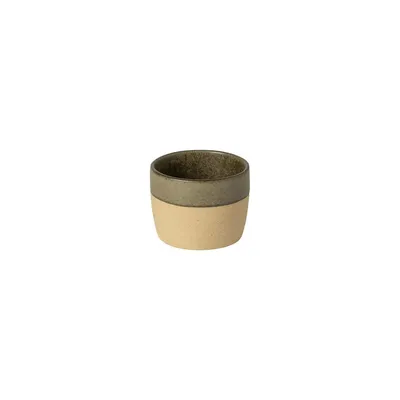 Immagine prodotto di Tazza/bicchiere da latte Casafina, capacità 36 cl, color verde oliva, realizzata in stoneware di arenaria