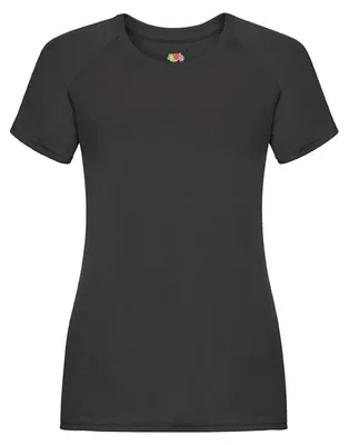Produktbild von Damen-T-Shirt, Kurzarm - FOL PERFORMANCE T/W - black - Größe XL