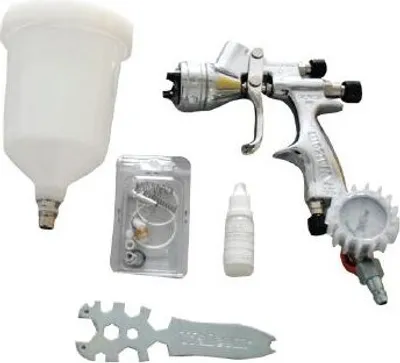 Produktbild von ELMAG Farbspritzpistole SLIM S HVLP, nebelarm, Set mit Düsensatz 1,7 mm