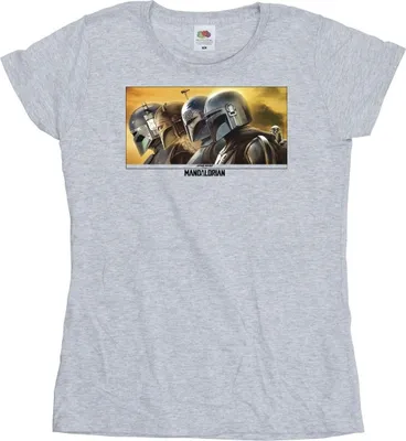 Produktbild von Star Wars - "The Mandalorian" T-Shirt für Damen BI43387 (L) (Grau)