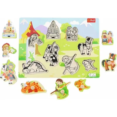 Immagine prodotto di Puzzle in legno TREFL Il castello del cavaliere