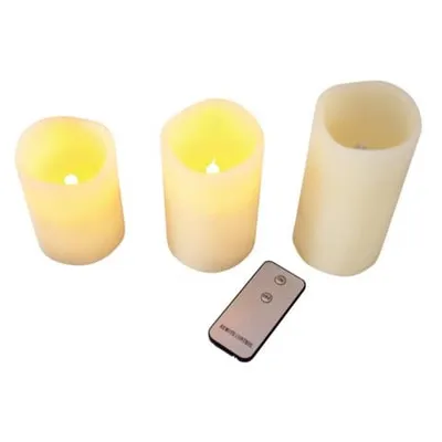 Produktbild von LED Kerze 3ST sortiert 45026 m.Fernbedienung