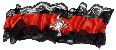 Produktbild von Piratin Strumpfband für Karneval Faschingskostüm