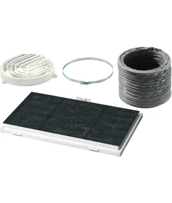 Produktbild von Siemens LZ45450, Recycling-Set für Dunstabzugshaube, Schwarz, Grau, Weiß, 15 cm, Siemens, 420 g, 1 Stück(e)
