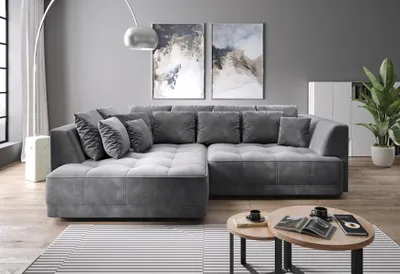 Zdjęcie produktu dla Sofa tapicerowane, narożna, modułowa, do salonu. Sofy, kanapy, narożniki, meble. Kształt litery L