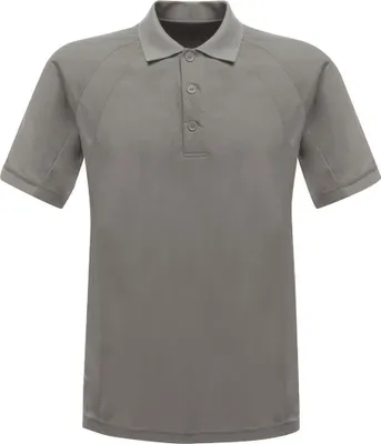 Produktbild von Regatta Standout TRS147 | Herren Coolweave Wicking Polo /  Polyester-Piqué-Gewebe - Farbe: Silver Grey - Größe: 3XL