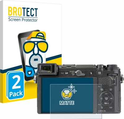 Produktbild von 2x BROTECT Schutzfolie für Panasonic Lumix DC-GX9 Displayschutz Displayschutzfolie Folie Matt Entspiegelungsfolie