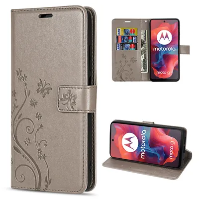 Produktbild von Hülle Motorola Moto G04 / G24 /E14 Handyhülle mit [Standfunktion][Kartenfächern]