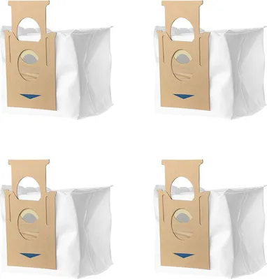 Immagine prodotto di INF Sacchetti per aspirapolvere compatibili con Ecovacs OZMOT8 T9AIVI /MAX/PRO Bianco confezione da 4