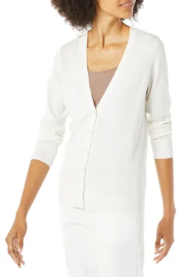 Immagine prodotto di A. Maglia leggera con cardigan da donna, color avorio, taglia L