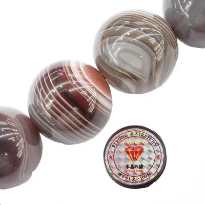 Produktbild von Edelsteinkugeln 10mm AAA Agat für Schmuck