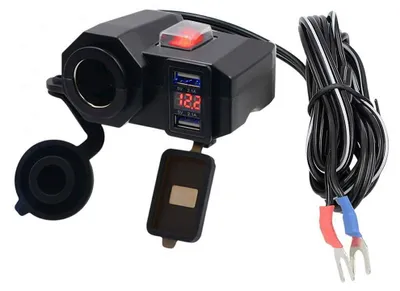 Motorrad USB-Ladegerät Dual-USB 12V/24V wasserdicht