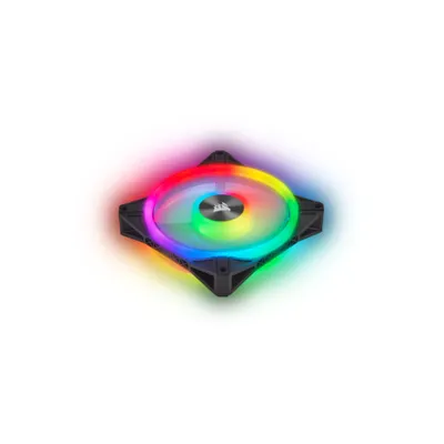 Zdjęcie produktu dla Corsair iCUE QL140 RGB, Wentylator, 14 cm, 1250 RPM, Czarny, Szary