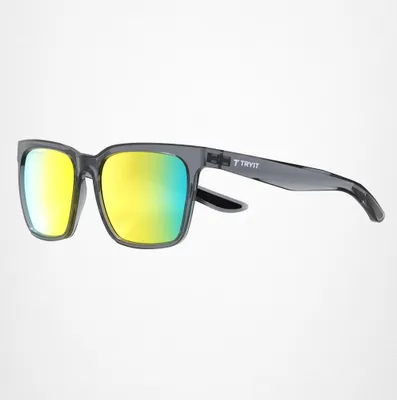 Produktbild von TRYIT Sonnenbrille | Crystal | Polarisierte Freizeit-Brille mit UV-Schutz | leichte & robuste Brille für Alltag & Outdoor | modernes Uni-Design