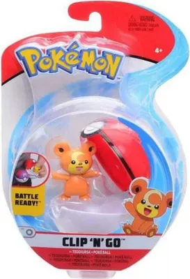 Produktbild von Pokemon Clip N Go Teddiursa + Pokeball