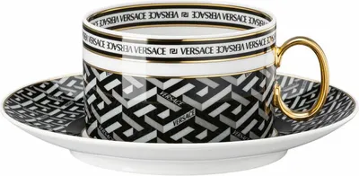 Zdjęcie produktu dla Rosenthal Versace La Greca Signature Black Teetasse 2-tlg.