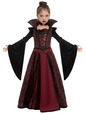 Vampirkostüm-Set für Mädchen, Halloween, Größe L (10-12 J.)