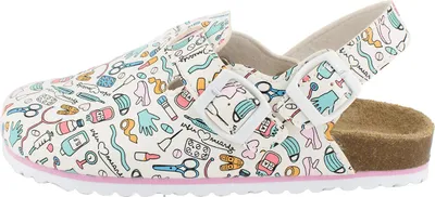 Produktbild von Supersoft Classic Clogs Lederdecksohle, Korkfußbett, Schnutzabweisend