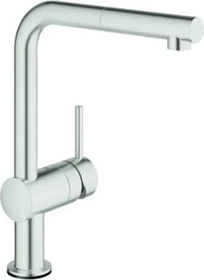 Produktbild von GROHE Minta Touch, Waschbecken, Hebelgriffe, 1/2", Edelstahl