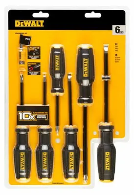 Schraubendreher-Set DEWALT FULLFIT 6-teilig DWHT62056-0