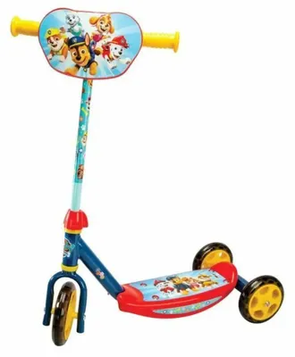 Zdjęcie produktu dla Hulajnoga dla dzieci Smoby Paw Patrol, 3-kołowa, od 3 roku życia