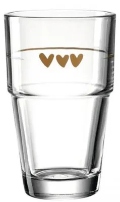 Produktbild von Leonardo Kaffeeglas Herzen Solo