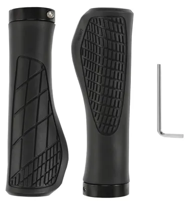 Zdjęcie produktu dla Rękojeści do roweru, 1 para, ergonomiczne, antypoślizgowe, silikonowe, pasujące do kierownic o średnicy 22 mm, przeznaczone do rowerów górskich, trekkingowych, miejskich i szosowych