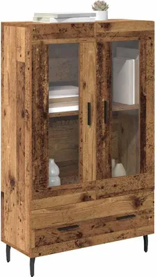 Obrázek produktu pro vidaXL Highboard old wood 69,5 x 31 x 115 cm materiál na bázi dřeva