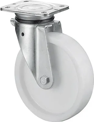 Obrázek produktu pro Těžké otočné kolečko D.150mm Trgf.600kg Ku.Platte L138xW110mm BS ROLLEN