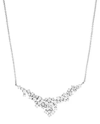 Immagine prodotto di Catena in argento con zirconi a forma di cubo Classics SC613