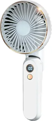 Produktbild von Verbesserter, tragbarer und wiederaufladbarer Handventilator mit 5 Geschwindigkeiten, 180° Verstellbarkeit und leisem Betrieb