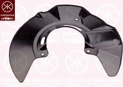 Produktbild von KLOKKERHOLM Spritzblech Bremsscheibe für VW Transporter V Bus (7HB, 7HJ, 7EB, 7EJ, 7EF, 7EG, 7HF, 7EC) Vorne Links 9568377 Ankerblech