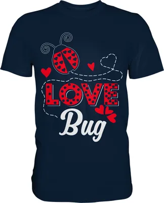 Produktbild von Marienkäfer Insekten T-Shirt – Navy / M