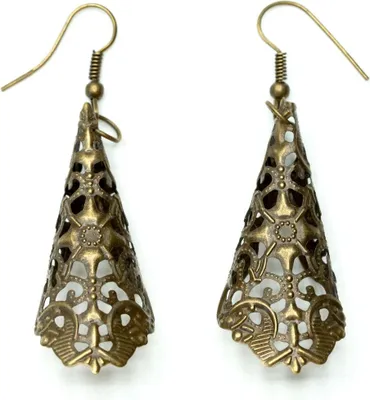 Produktbild von Indisch Indien Ohrringe Miniblings Hänger Ornament Orientalisch Orient Bronze