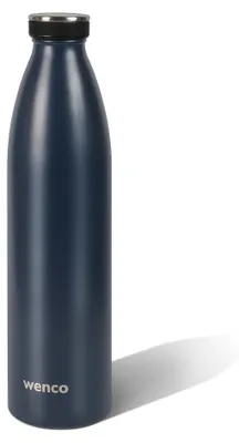 Immagine prodotto di bottiglia in acciaio inox wenco 1l / 1000ml isolata e a prova di perdite per bevande fredde e calde
