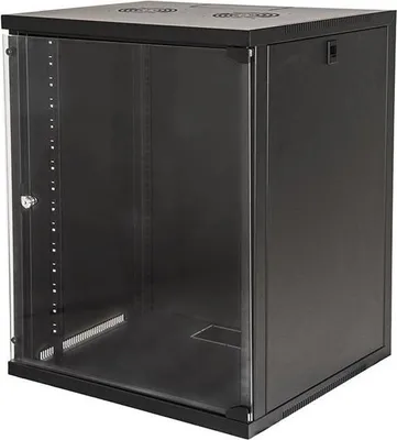 Image de Link Accessori LK1915U66N étagère 15U Rack monté sur le mur Noir