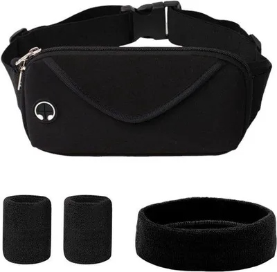 Produktbild von Schwimmhaarmütze mit Armbändern und Haarband - Outdoor-Sport, multifunktional, wasserdicht - Sportartikel.
